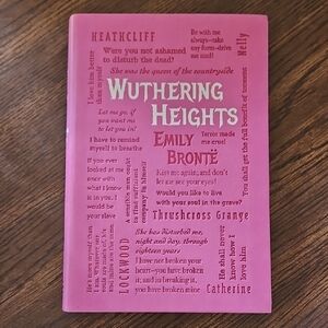 Pink Wuthering Heights Book by Emily Brontë